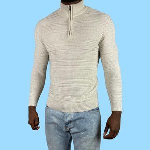 CHAPS Turtle Neck Zip Up Sweater